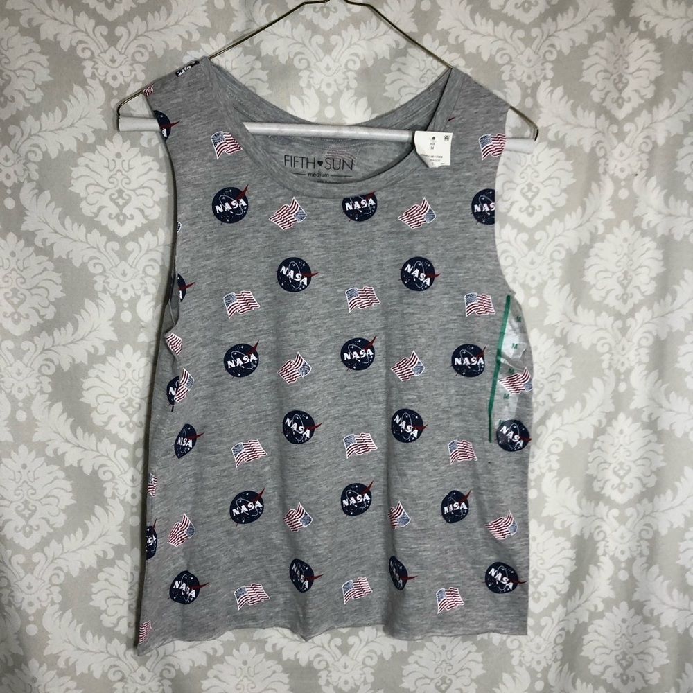 NASA Sleeveless Tee M NWT
